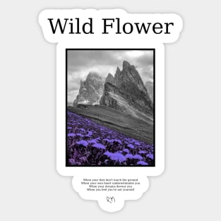 Wild Flower 2 Sticker